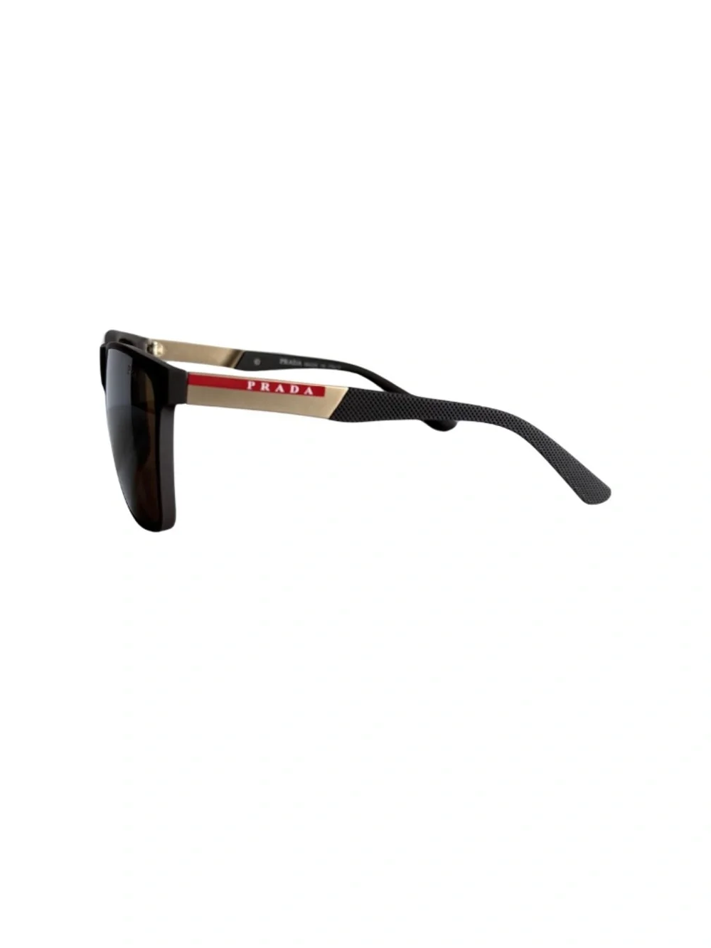 Designer-Inspired Black Oversized Sunglasses | Red Accent Arms